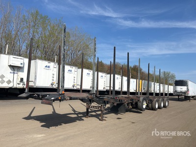 2021 Temisco 51 ft Quad/A Remolque de troncos