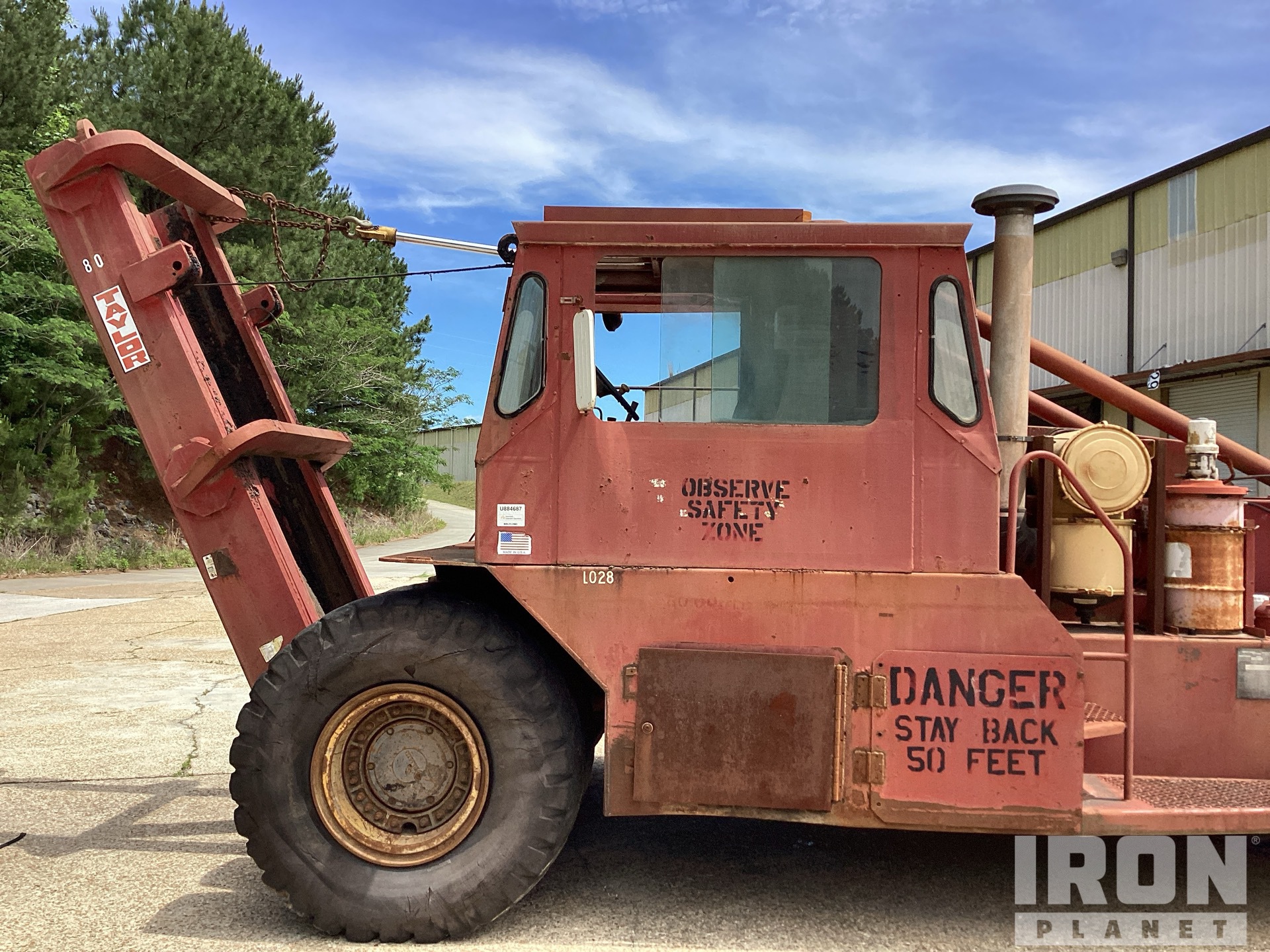 1978 Taylor Machine Works Y-80W0 80000 lb Container Reach Stacker