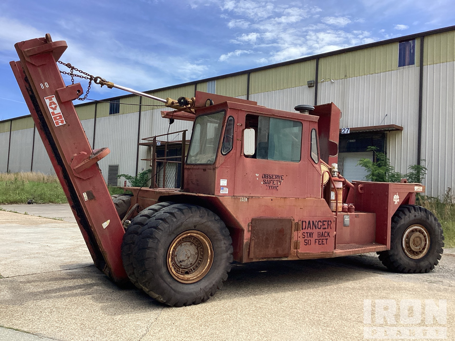 1978 Taylor Machine Works Y-80W0 80000 lb Container Reach Stacker