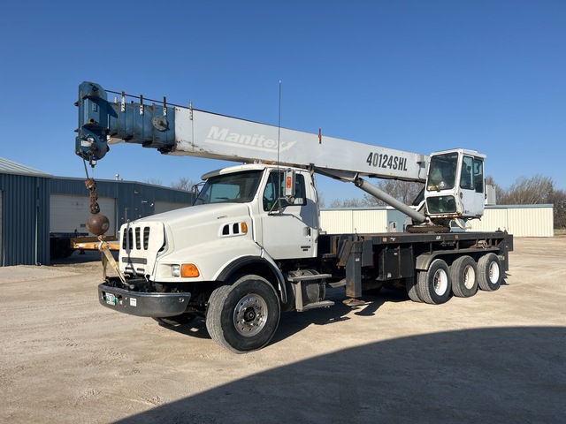 Manitex 40124SHL 40 t Straight Boom on 2007 Sterling LT9513 8x6 Boom Truck
