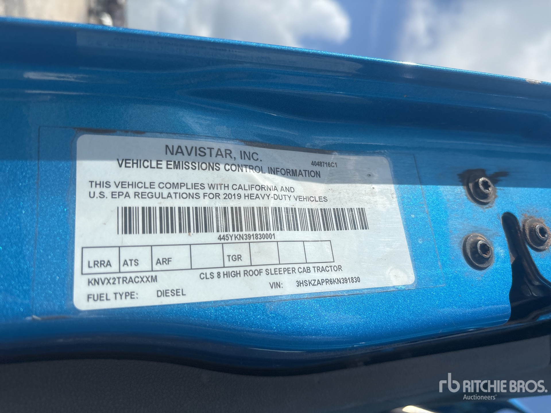 2019 International LT625 T/A Sleeper Truck Tractor