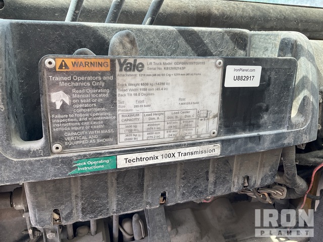 MONTACARGAS 2015 YALE GDP080VXNTGV115