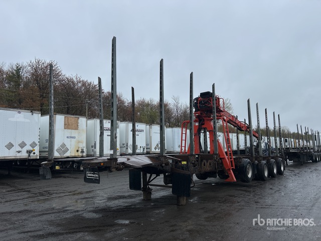 2014 Deloupe GB51 51 ft Quad/A Self-Loading Log Trailer | Ritchie Bros ...