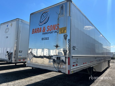 2018 Manac 94253A311 53 ft x 102 in T/A Semi-remorque fourgon