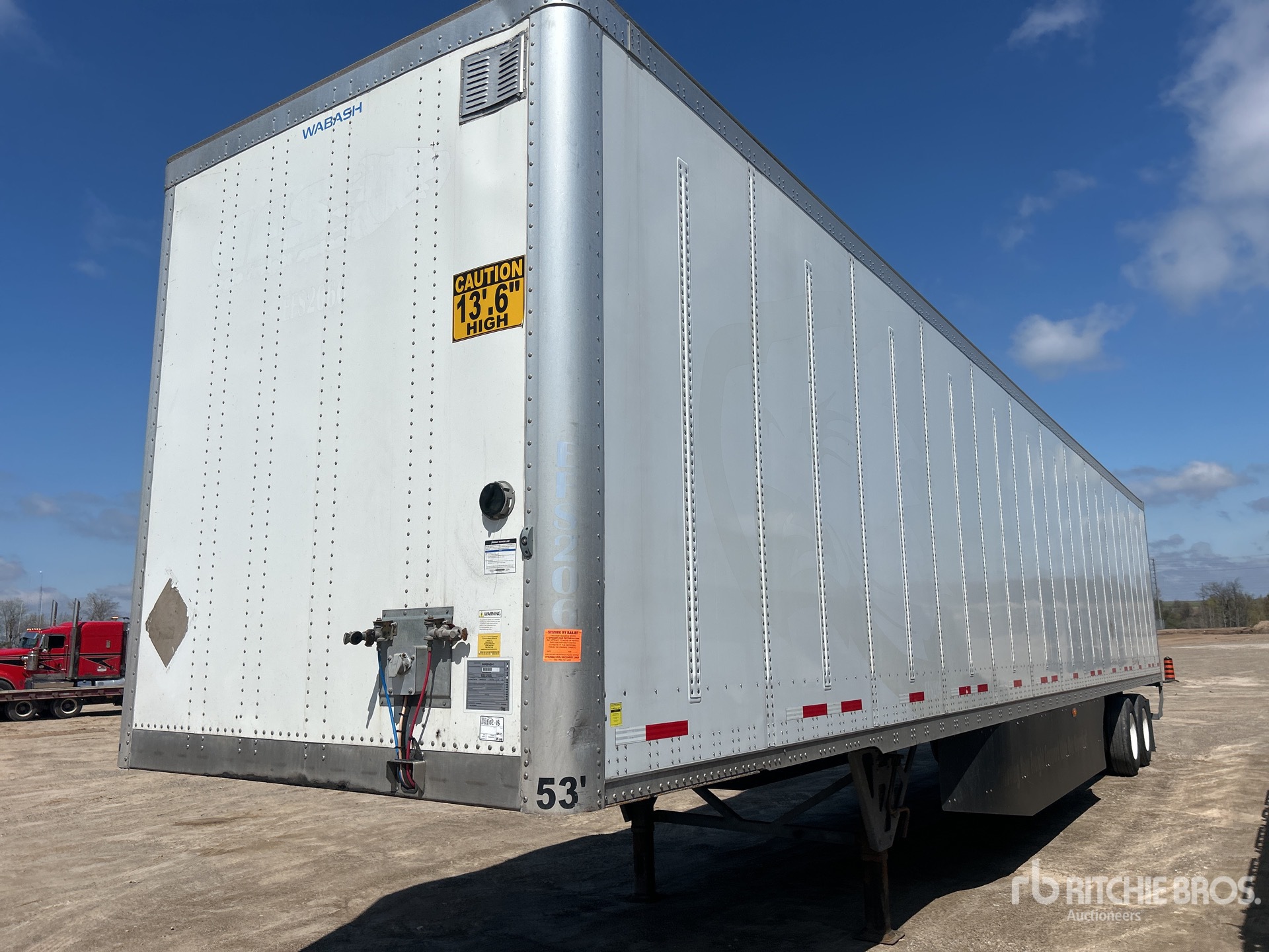 2024 Wabash 53 ft x 102 in T/A Van Trailer