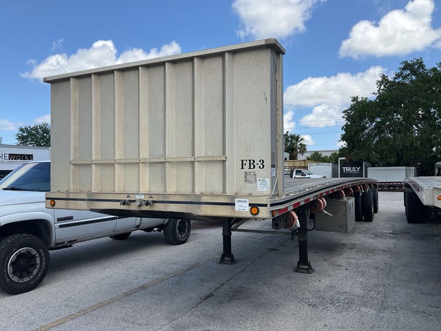 2014 Mac 48 ft T/A Spread Axle Flatbed Trailer