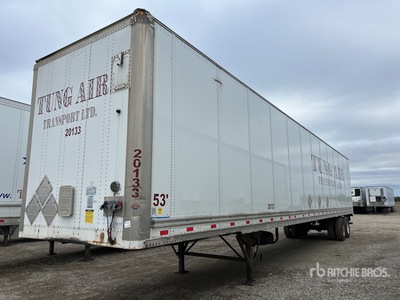 2014 Stoughton ZGPVW-535T-A-C-AR 53 ft x 102 in T/A Remolque de furgoneta