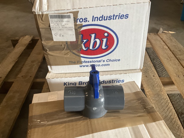 (48) KBI EBVG-1500SV 1-1/2" Ball Valves
