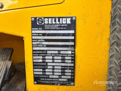 2017 Sellick S-80 8000 lb 4x4 Rough Terrain Forklift