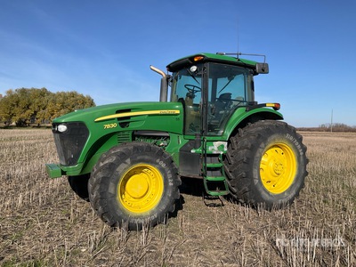 2007 John Deere 7830 4WD Tractor Agrícola