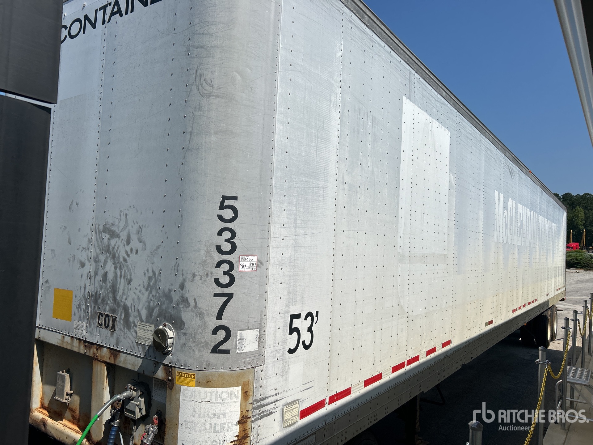 1992 Fruehauf 53 ft T/A Van Trailer