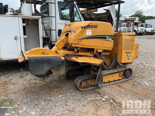 2017 Vermeer SC60TX Tracked Stump Grinder in Franklin, Tennessee
