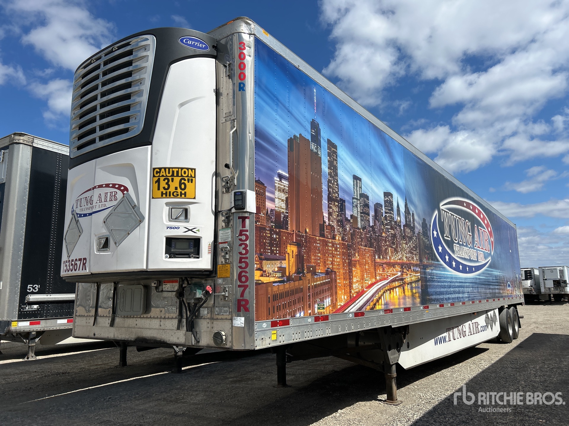 2022 Utility 53 ft T/A Refrigerated Trailer