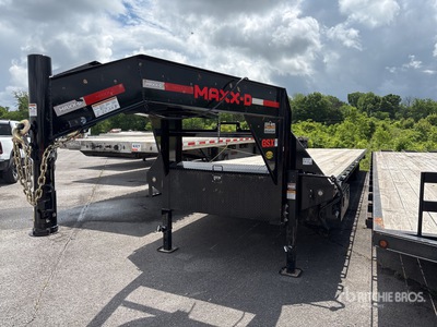 2025 Maxx D 40 ft T/A Gooseneck Flatbed Trailer