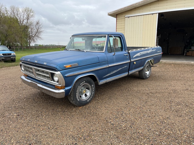 1971 Ford F-100 Sport Custom 4x2 Pickup 1971 Ford F-100 Sport Custom 4x2 Pickup