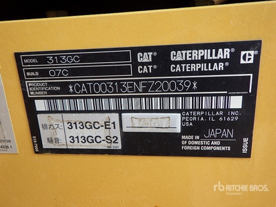 2022 Cat 313GC Tracked Excavator