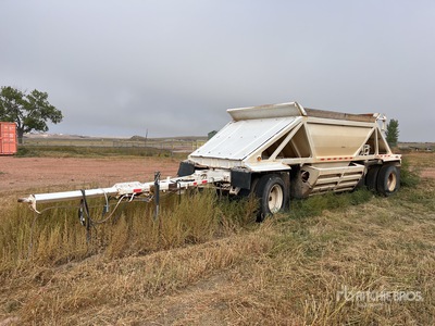 2014 Ranco 12 ft T/A Spread Axle Turntable Pup Remorque à benne
