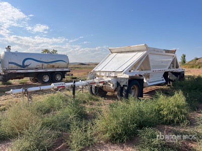 2006 Ranco T/A Spread Axle Pup 12 ft T/A Spread Axle Turntable Pup Belly Dump Trailer