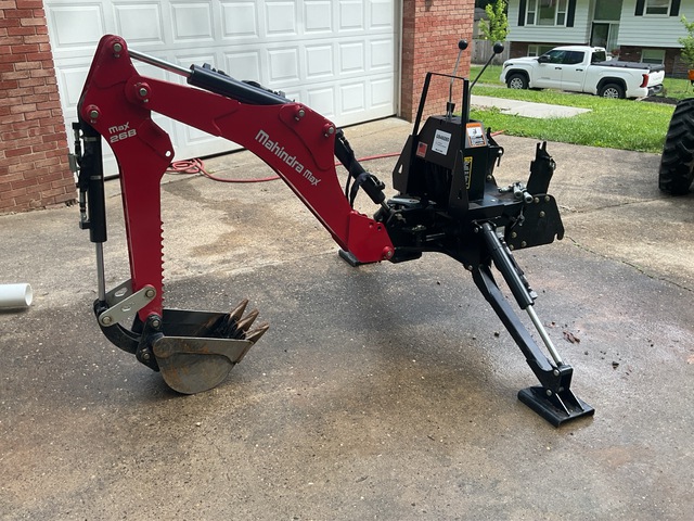Mahindra 26B 12 in Backhoe Attachment - Fits Mahindra EMac 22S
