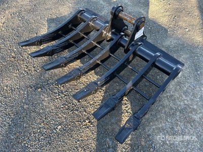 2025 Warrior 1000 mm Q/C エクスカベーター レーク - Fits 5 - 6 ton (Unused)