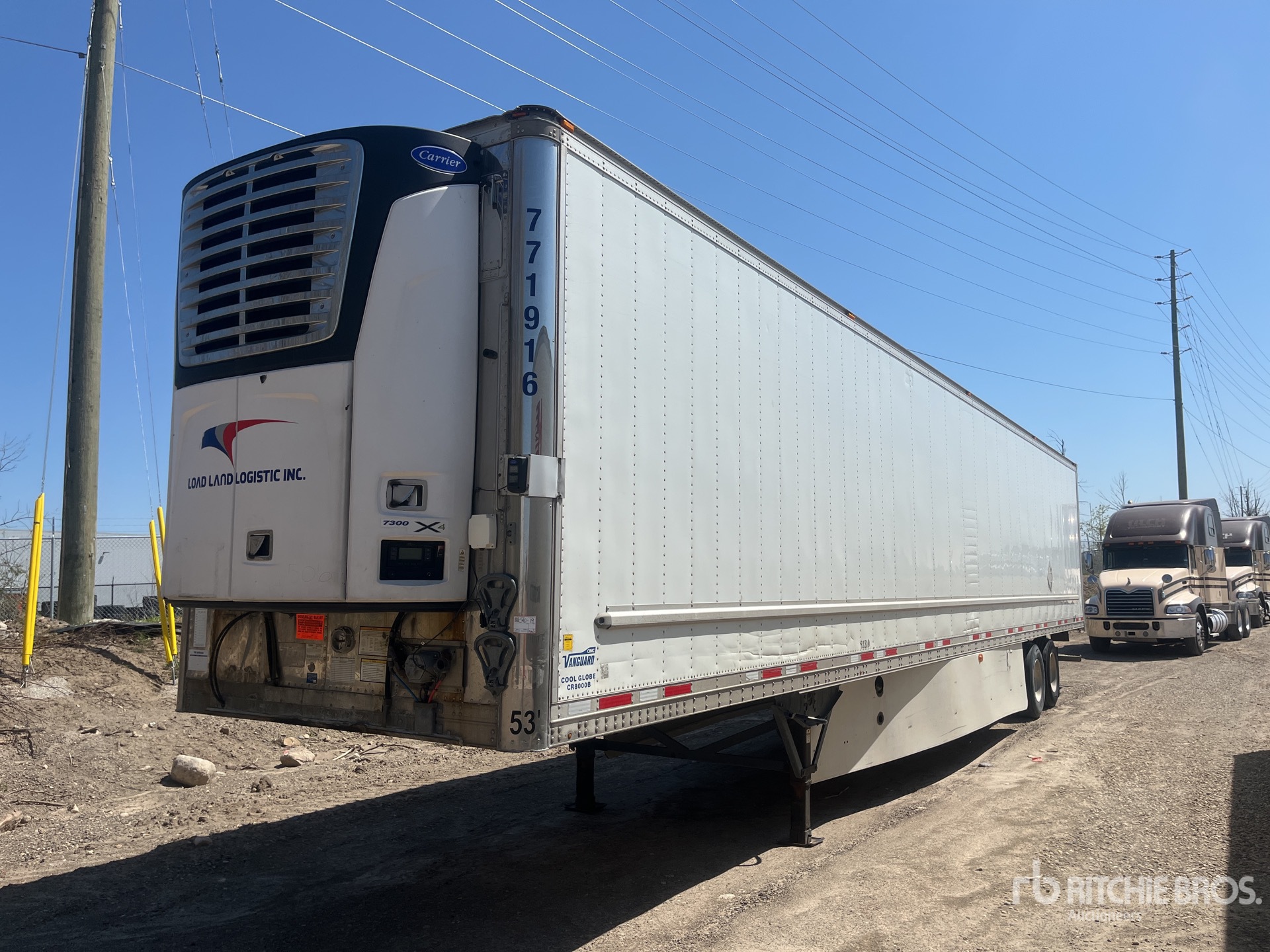 2016 CIMC 53 ft T/A Refrigerated Trailer