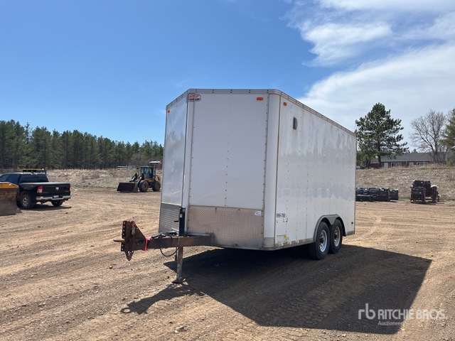 2014 United Trailers UTVXV8.514TA 14 ft T/A Enclosed Trailer | Ritchie ...
