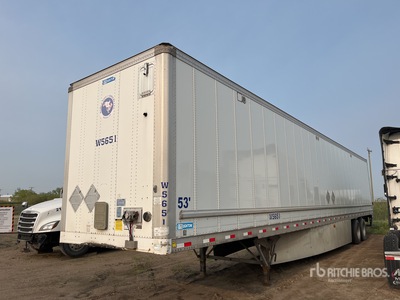 2019 Stoughton 53 ft x 102 in T/A Van Trailer