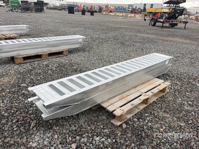 2025 6 Ton Aluminum Loading Ramps その他 - 店舗 & 倉庫 (Unused)