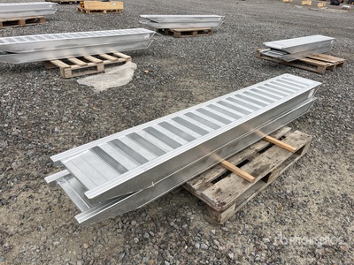 2025 6 Ton Aluminum Loading Ramps その他 - 店舗 & 倉庫 (Unused)