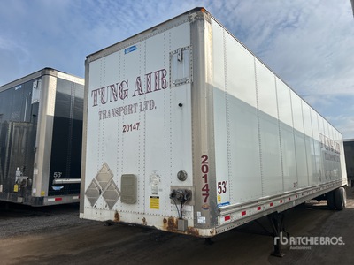 2014 Stoughton ZGPVW-535T-A-C-AR 53 ft x 102 in T/A Van Trailer