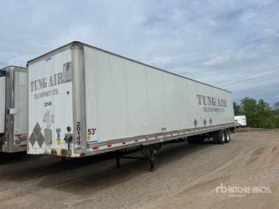 2014 Stoughton ZGPVW-535T 53 ft x 102 in T/A Van Trailer