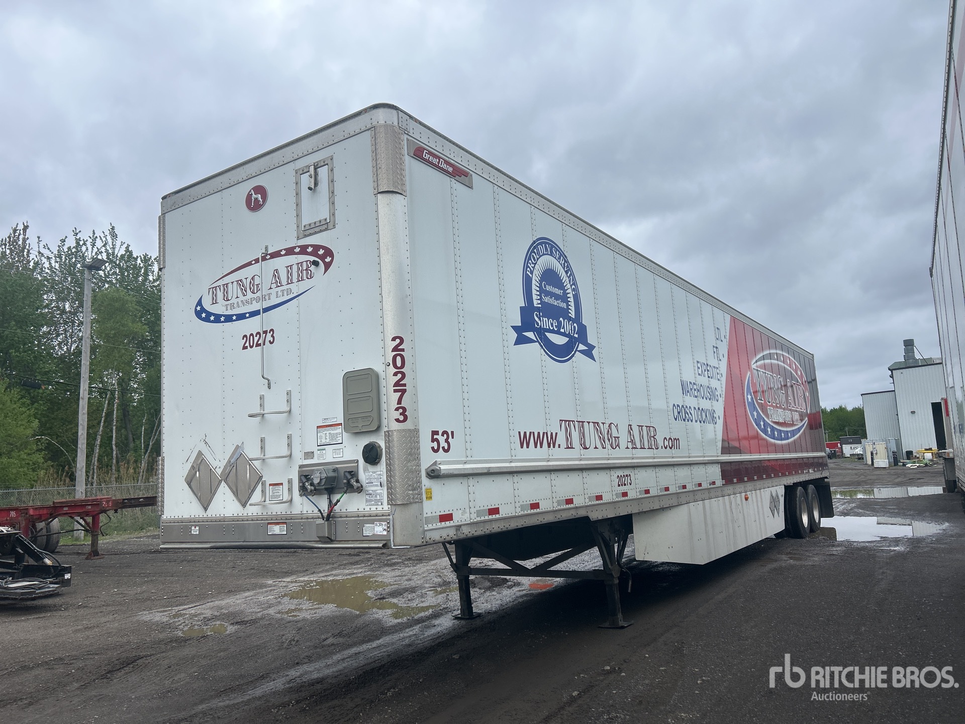 2021 Great Dane 53 ft x 102 in T/A Van Trailer