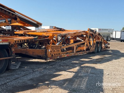 1995 Delavan 6000 T/A 6 Car Open Car Carrier Trailer