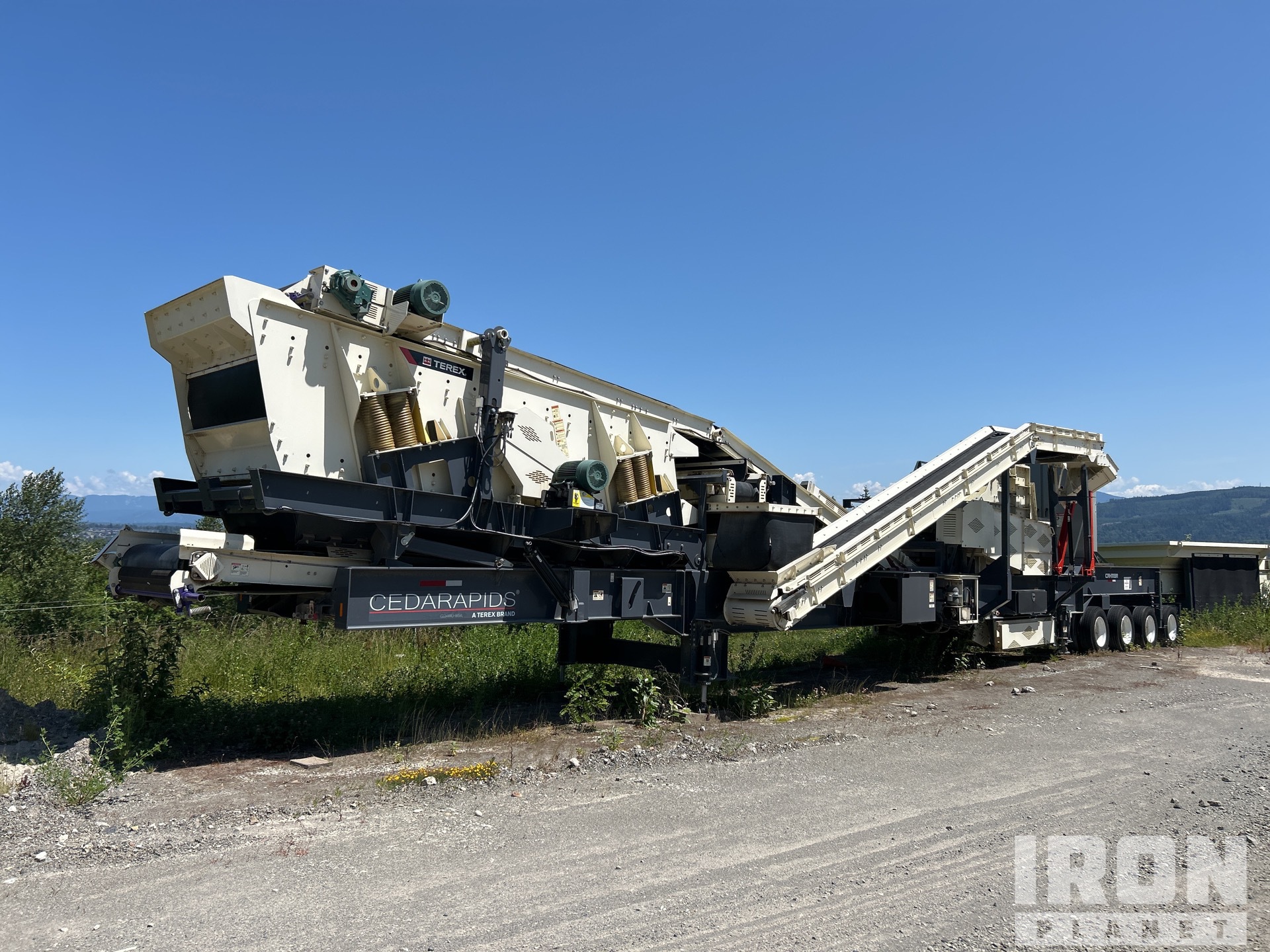 2021 Terex CRH-1113R Portable Closed Circuit Impact Crusher Plant