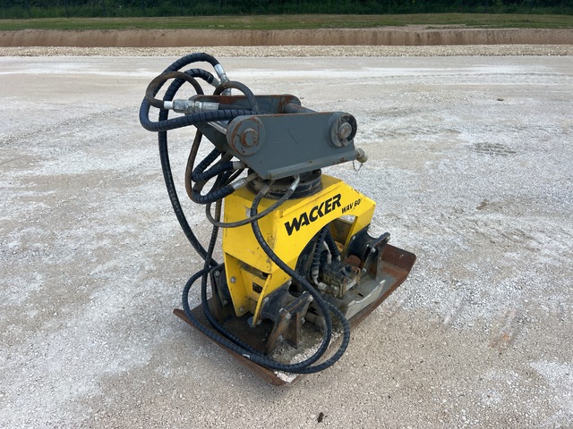 2009 Wacker Neuson WAV60 Plaque Vibrante Sur Pelle Vibratory Plate Compactor Attachment
