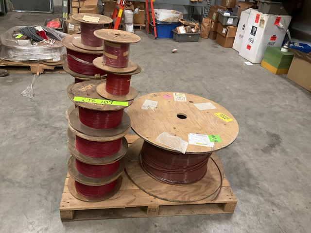 Lot of Assorted Rolls of Electrical Wire Lot of Assorted Rolls of Electrical Wire