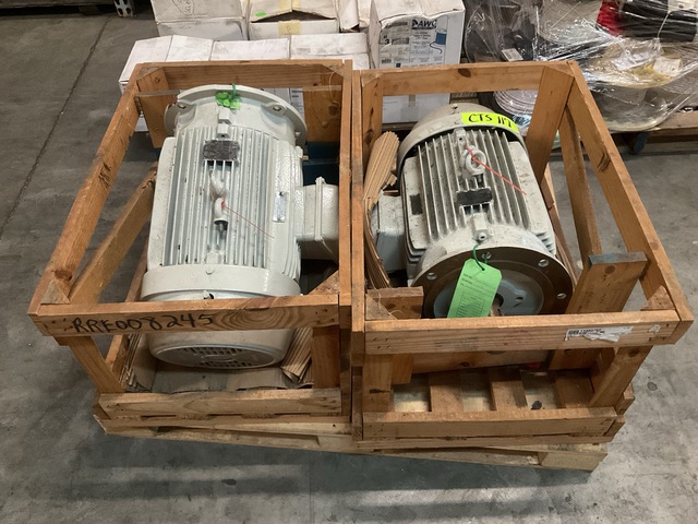 (2) Weg W21 CC029A Severe Duty Electric Motors