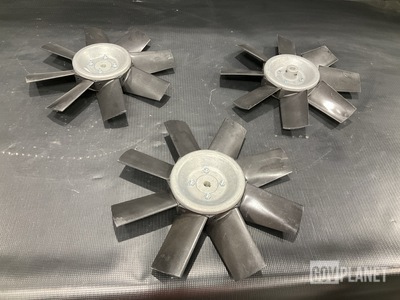 (14) Kampi Components 13.5-8-2R-PP-30BW, 1/2 X 3/16 Axial Fan Impellers