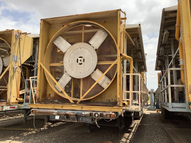 (2) KATO 6P6-3150 / CAT 3512C Gensets Mounted on Quad Axle Trailer