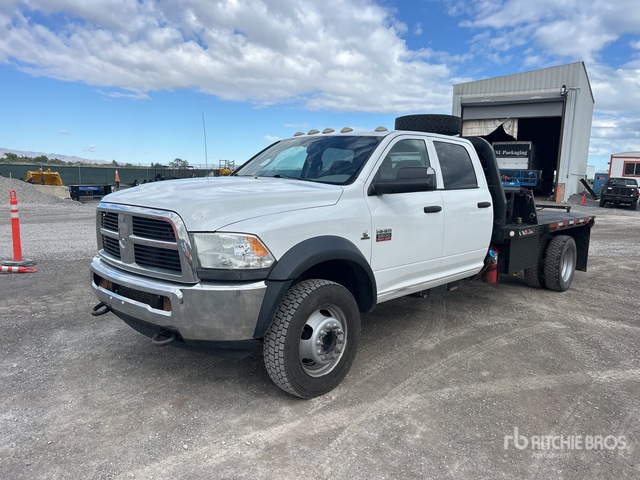 2012 Ram 5500 4x4 Crew Cab Flatbed Truck | Ritchie Bros. Auctioneers