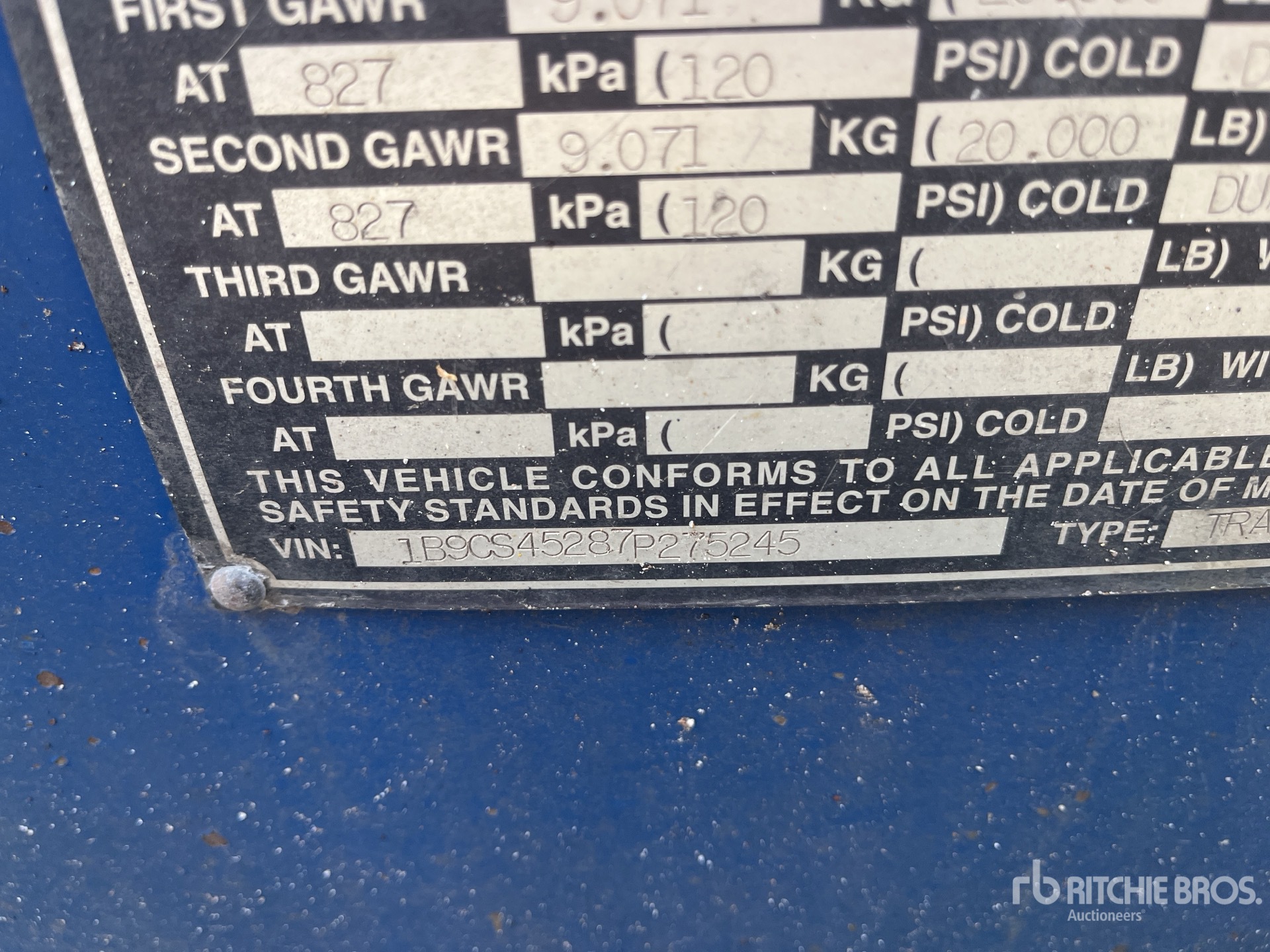 2007 Boydstun ST9100SA/4HD T/A Remolque portacoches (Inoperable)