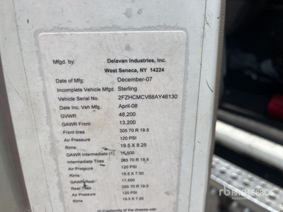 2008 Sterling LT9500 6x4 Car Carrier Truck (Inoperable)