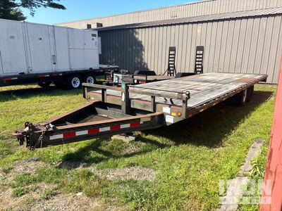 2004 PJ 28 ft T/A Remolque caja abierta