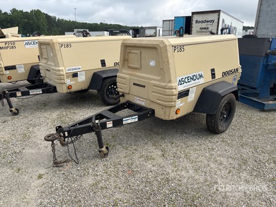 2021 Doosan P185WD0-T4F 185 cfm Mobile Compresor de aire