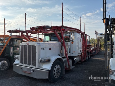 2013 Peterbilt 388 6x4 Sleeper Car Carrier Truck