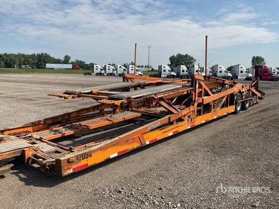 2008 Cottrell C-9LS/3HD Turntable T/A 6 Car Open Car Carrier Trailer