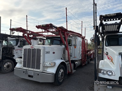 2013 Peterbilt 388 6x4 Sleeper Car Carrier Truck (Inoperable)