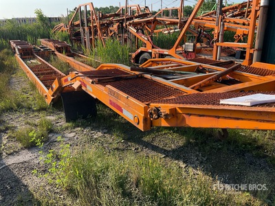 2003 Delavan Lowboy 200 T/A Car Carrier Trailer