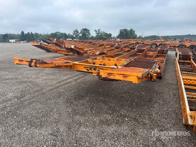 2005 Delavan Lowboy 200 T/A 4 Car Open Car Carrier Trailer