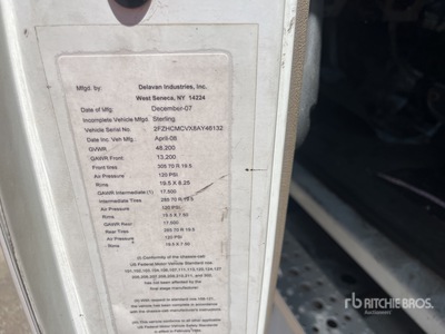 2008 Sterling LT9500 6x4 Car Carrier Truck (Inoperable)